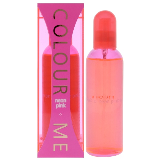 Colour Me Neon Pink by Milton Lloyd for Women - 3.4 Oz Eau de Parfum Spray