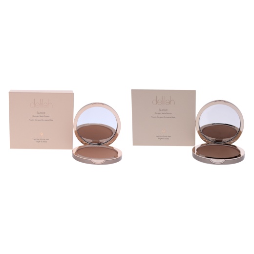 Sunset Compact Matte Bronzer Kit By Delilah - 2 Pc Kit