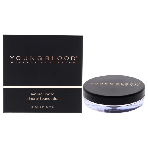 Natural Loose Mineral Foundation in Ivory by Youngblood for Women - 0.35 Oz