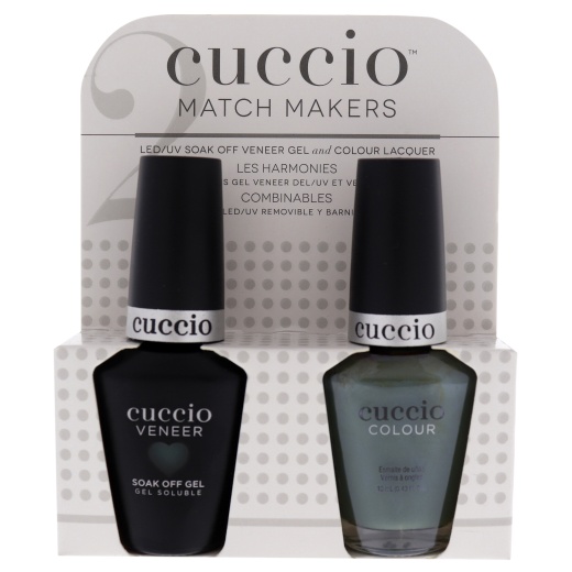 Dubai Me An Island Match Makers Set by Cuccio Colour - 2 Pc Nail Polish Set for Women