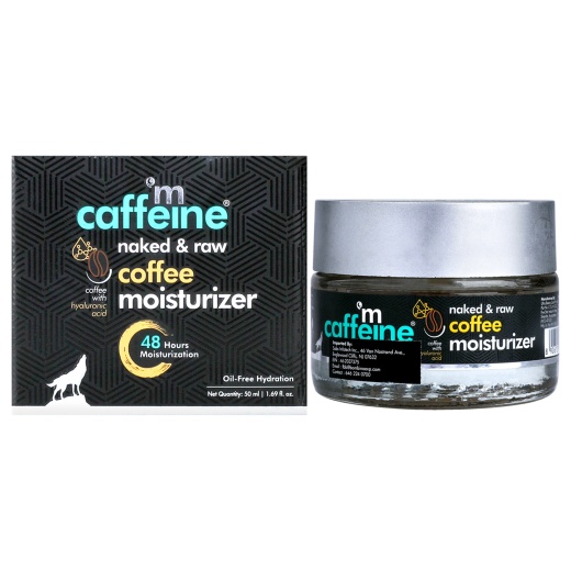 Naked And Raw Coffee Moisturizer with Hyaluronic Acid for Plump Skin