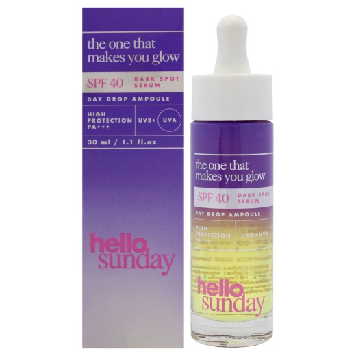 The One That Makes You Glow Dark Spot Serum SPF 40 by Hello Sunday
