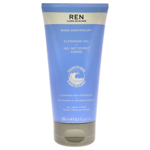 Rosa Centifolia Cleansing Gel by Ren for Unisex - 5.1 Oz Gel