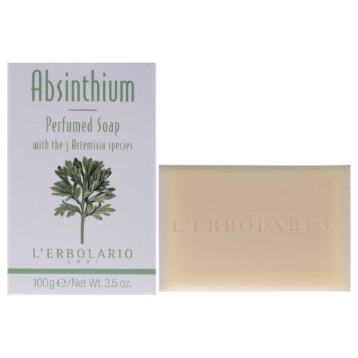 Absinthium Perfumed Soap by Lerbolario - 3.5 Oz Unisex Soap