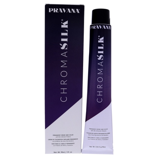 Chromasilk Creme Hair Color - 5.66 Light Intense Red Brown By Pravana For Unisex - 3 Oz Hair Color