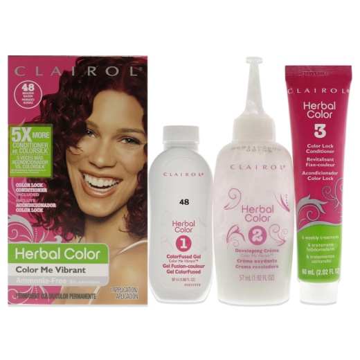 Herbal Essences Color Me Vibrant Permanent Color - 048 Brazen Raisin by Clairol