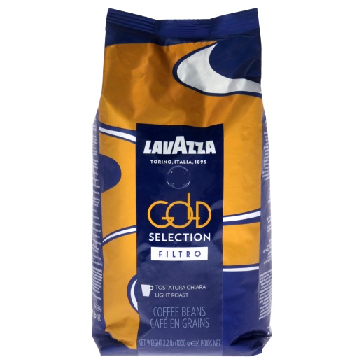 Gold Selection Filtro Light Roast Coffee Beans by Lavazza for Unisex - 35.2 oz Coffee