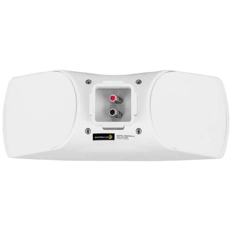 Dayton Audio Qs204w-4 Quadrant Indoor/Outdoor Speaker Pair With 4 White