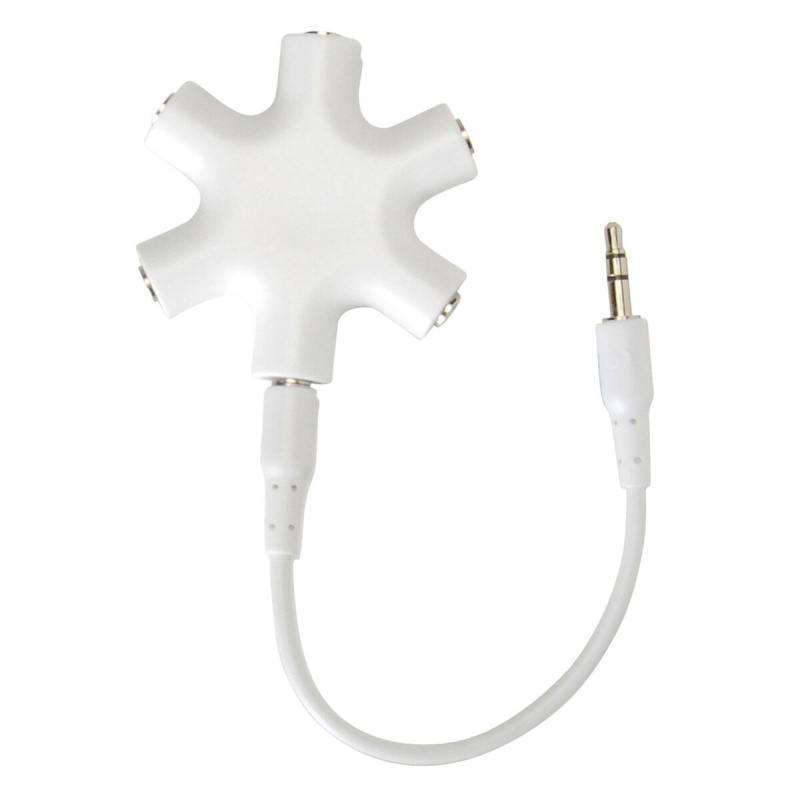 Starfire 3.5Mm Headphone Splitter Hub 5-Out With Input Cable