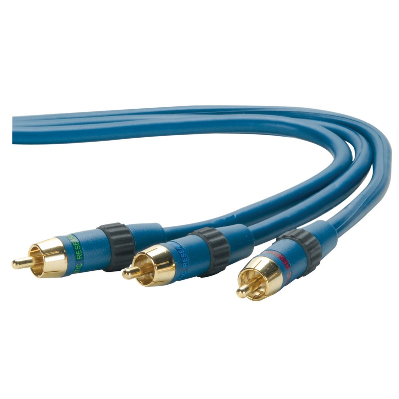 Stinger SI123 3 ft. 1000 Series 2 Channel RCA Cable