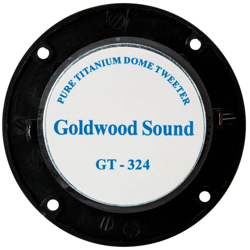 Goldwood Gt-324 1" Titanium Dome Tweeter 3-7/8" Round