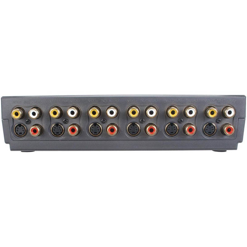 Parts Express S-Video Audio And Composite Video Selector Switch 5-In 2-Out