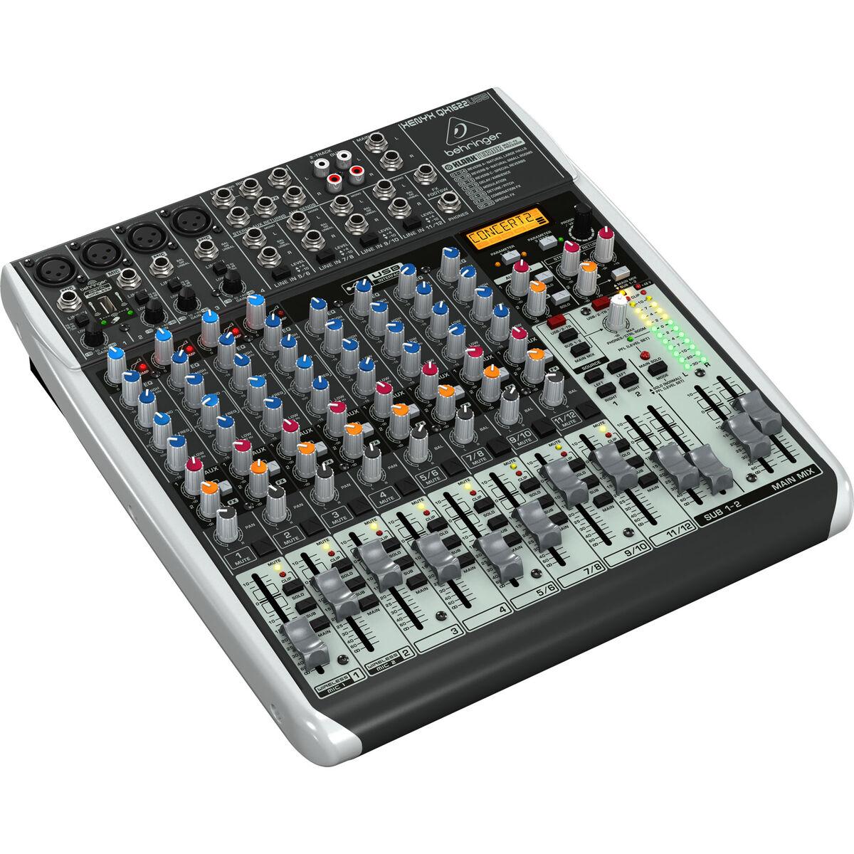 Talent Mix-R 3-Channel 4-in 2-Bus Compact Portable Stereo Mixer with USB  Audio & +20V Phantom Power