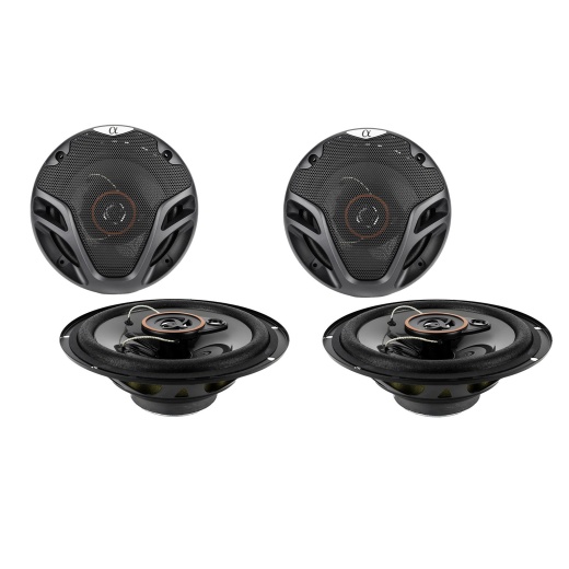 Alphasonik AS26 6.5" 3-Way Car Audio Speaker System