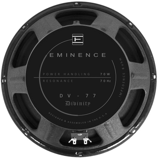 Eminence Dv-77 12" Mick Thompson Signature Series Guitar Speaker 8 Ohm