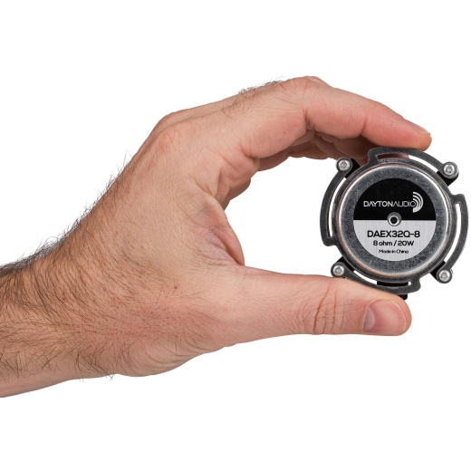 Dayton Audio DAEX32Q-8 Dual Steel Spring Balanced 32Mm Exciter 20W 8 Ohm