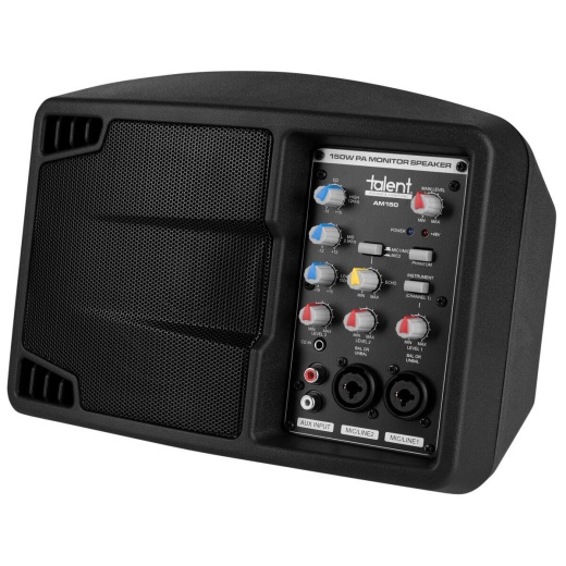 TALENT AM150 3-Channel Personal 150w 5 Monitor with EQ and Built-in Delay