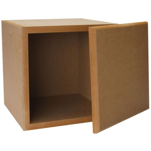 Knock-Down Mdf 0.67 Cu. Ft. Subwoofer Speaker Cabinet