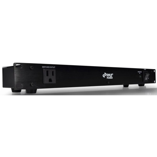 Pyle PCO850 15A Power Supply Conditioner Rack Mountable Power Strip Surge Protector