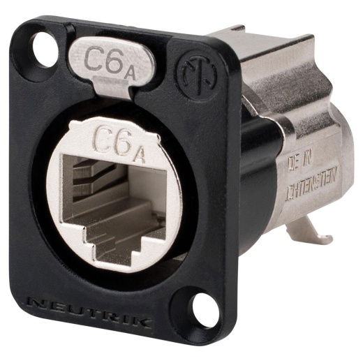 Neutrik NE8FDX-Y6-B Ethercon RJ45 Cat 6A Shielded Connector - Black