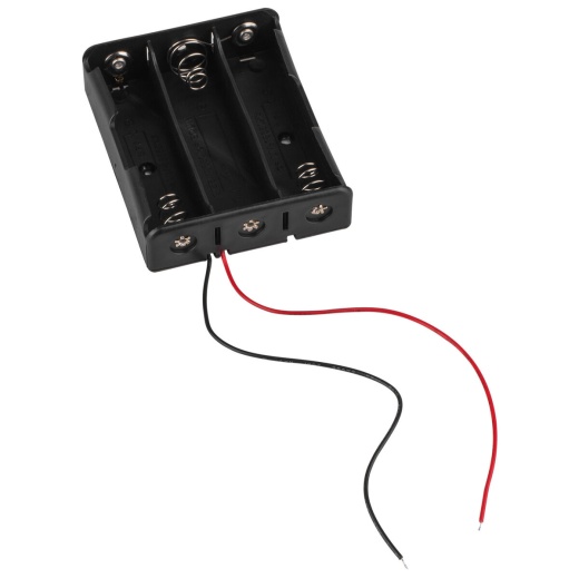 3 X 18650 Battery Holder with 6" Leads