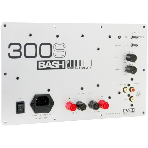 Bash 300S Digital Subwoofer Plate Amplifier 300W Rms