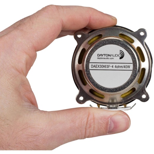 Dayton Audio DAEX30HESF-4 High Efficiency Steered Flux Exciter With Shielding 30Mm 40W 4 Ohm