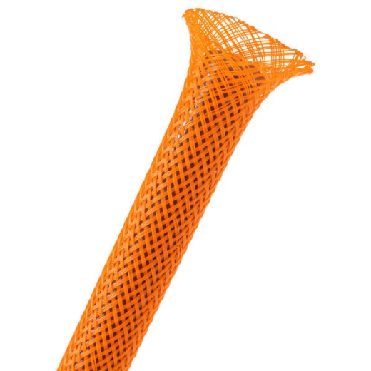 Techflex 1/4 Expandable Sleeving 25 Ft. Orange