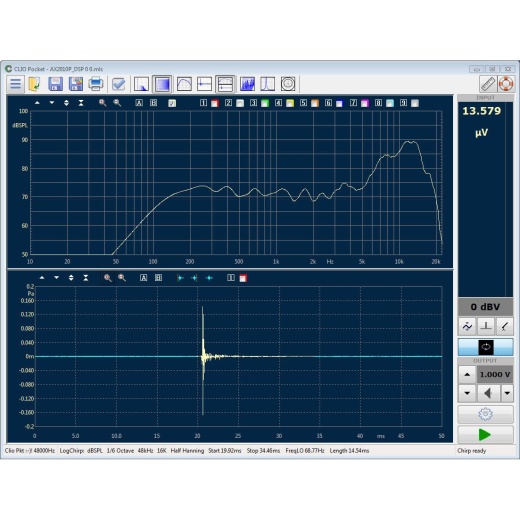 Audiomatica CLIO Pocket Version 3 Personal Acoustic Measurement System