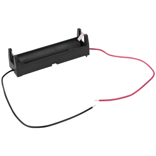 Single 18650 Battery Holder With Wire Leads