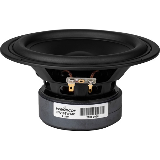 Wavecor Sw168wa01 6-1/2" Balanced Drive Paper Cone Subwoofer 4 Ohm