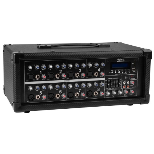 Talent Mix-R 3-Channel 4-in 2-Bus Compact Portable Stereo Mixer with USB  Audio & +20V Phantom Power