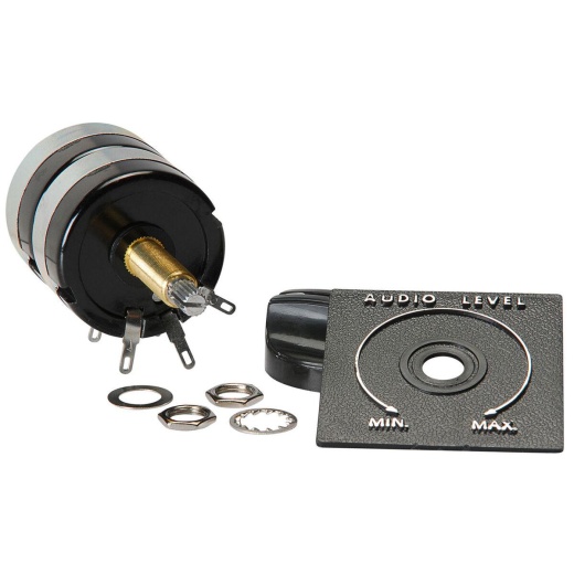 Stereo L-Pad Attenuator 15W 8 Ohm with 1" Shaft - Parts Express