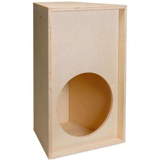 Pa Knock-Down Trapezoid Plywood Speaker Cabinet For 15" Driver