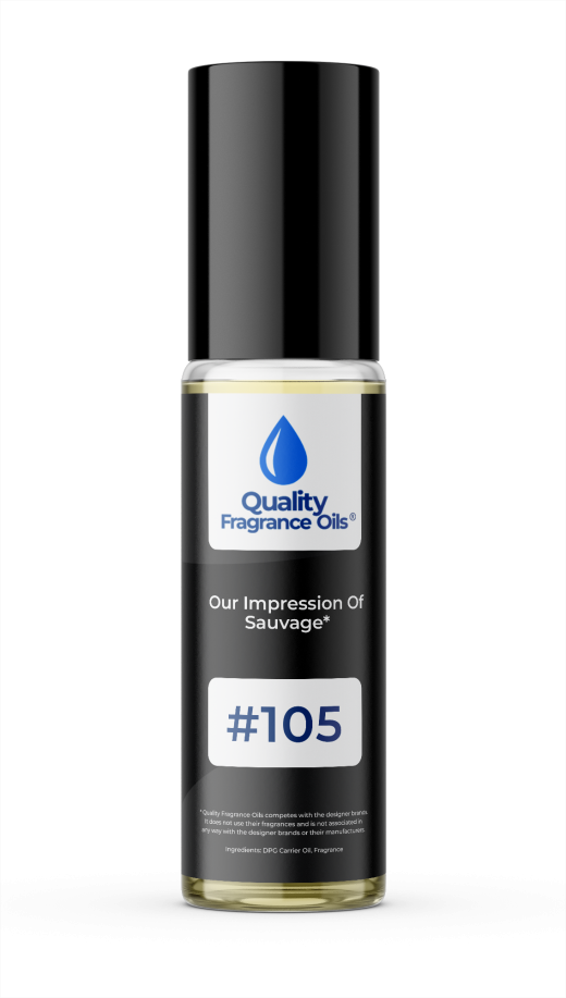 Impression #105 Inspired By Dior Sauvage - Long-Lasting Fragrance Oil Roll-On