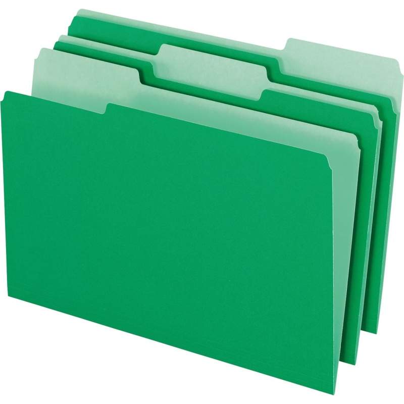 Pendaflex® Colored File Folders, Legal, Bright Green, 100/Box (1531/3Bgr)