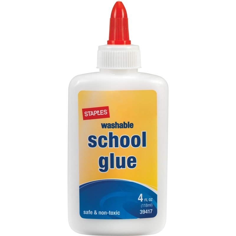 Washable School Glue Sticks, 0.77 oz, Applies White snd Dries