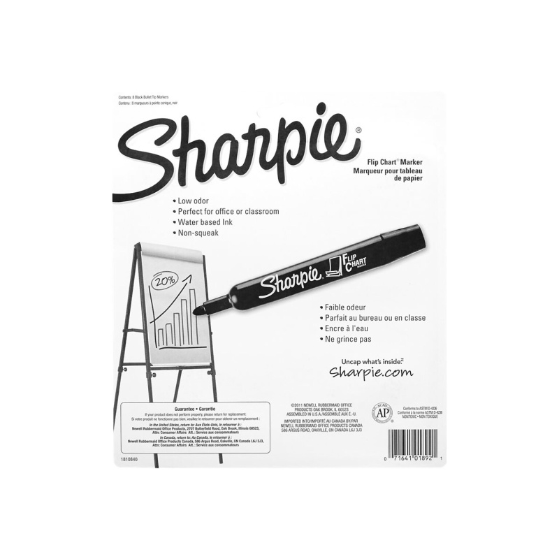 Sharpie Permanent Paint Marker Medium Bullet Tip Black Dozen