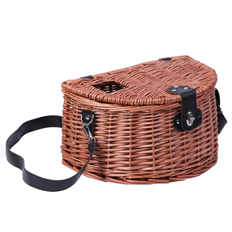 Willow Wicker Trout Fishing Creel Basket