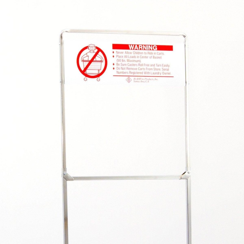 One Piece Rack Extender With Sign For 58 Rack