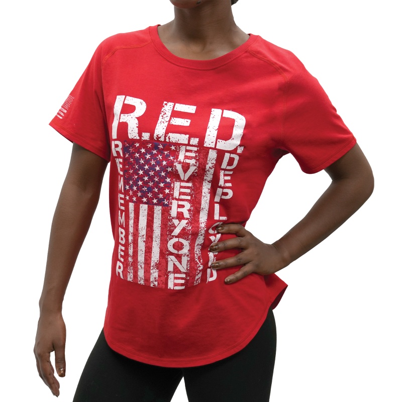 Rothco Womens R.E.D. (Remember Everyone Deployed) T-Shirt