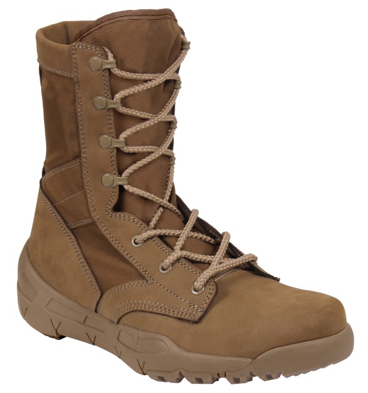 Rothco Waterproof V-Max Lightweight Tactical Boots - Ar 670-1 Coyote Brown - 8.5 Inch Color: Ar 670-1 Coyote Brown/Shoe_Size: 13