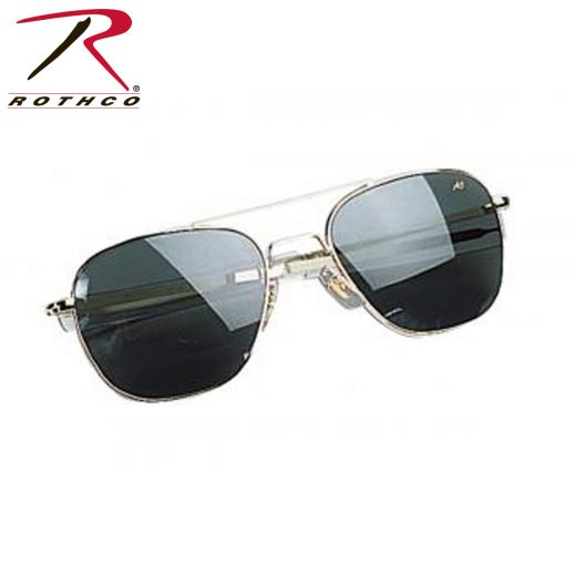 Ao Eyewear 52 Mm Polarized Pilots Sunglasses Color: Gold