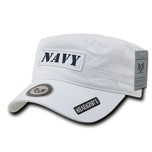 Cadet Reversible Caps, Navy, White