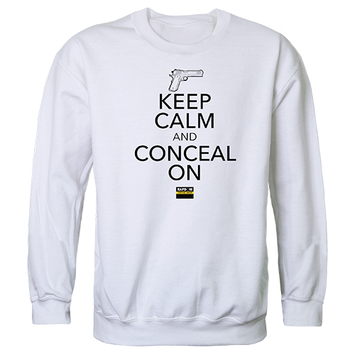 Graphic Crewneck, Conceal On, White, s