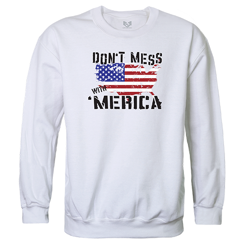 Graphiccrewneck, Dt Mess With Am, Wht, m