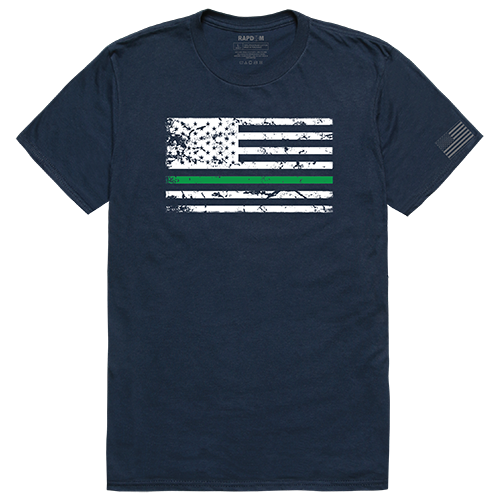 Tactical Graphic Tee, Tgl Flag, Nvy, Xl