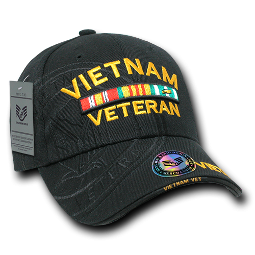 Shadow Caps, Vietnam Vet., Black
