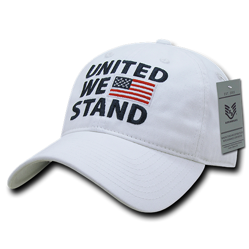 Relaxed Graphic Cap,United We Stand, Wht