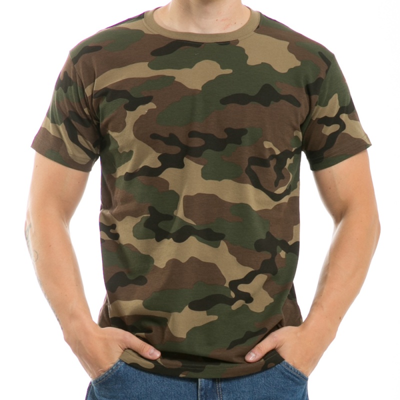 Short Sleeve G.I. T-Shirts, Woodland, m